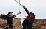 A performance on the grounds of the San Felipe Castle, a fortress built specifically to deal with pirates.