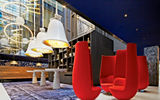 The lobby of the Andaz Amsterdam Prinsengracht.