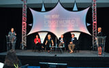 The opening general session, on host agency models, featured speakers Jackie Friedman of Nexion, Michelle Fee of Cruise Planners, Dwain Wall of Cruise One/Cruises Inc. and Scott Koepf of Avoya.