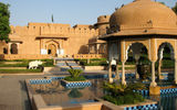 The entrance to the Oberoi Rajvilas in Jaipur.