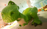 Rex the dinosaur, of "Toy Story" fame, is part of Andy's Room in Disney's Oceaneer's Club.