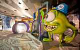 Mike from Monsters Inc. greets guests of the Oceaneer's Club.