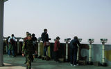 The hazy view from the telescopes at the mountaintop Dora Lookout in the DMZ is the closest most visitors can get to North Korea.