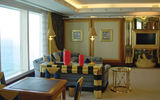The living area inside a suite at the Burj al-Arab.
