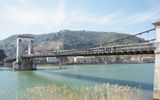 The twin cities of Tain L'Hermitage and Tournon-Sur-Rhone are connected by a bridge. TW photo by Michelle Baran