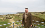 Protravel's Howard Lewis in Normandy at the Point du Hoc D-Day battleground in March. TW photo by Michelle Baran