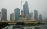 New towers of capitalism crowd out the Stalinist spire of the Shanghai Exhibition Centre, a gift to China from the Soviet Union.