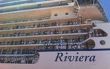 Cruise Editor Donna Tunney sailed on the christening cruise of Oceania Cruises' new Riviera from Monaco to Barcelona, where a gala naming ceremony was held May 11, 2012. The 1,250-passenger Riviera is a sister ship to the Marina, which launched in early 2011. Photos by Donna Tunney; posted May 16, 2012