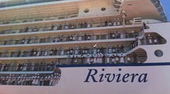 Cruise Editor Donna Tunney sailed on the christening cruise of Oceania Cruises' new Riviera from Monaco to Barcelona, where a gala naming ceremony was held May 11, 2012. The 1,250-passenger Riviera is a sister ship to the Marina, which launched in early 2011. Photos by Donna Tunney; posted May 16, 2012