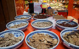 Dried beef at a local market in Chongqing, a specialty of the central China region.