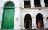 Sunset at the Hooghly Imambara in Bandel, the first stop on the Ganges River cruise.