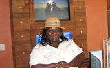 An Island Routes tour representative in the lobby of the Grand Pineapple Beach Resort.