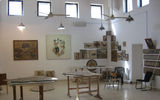 A classroom at the Madaba Institute for Mosaic Art and Restoration in Jordan, partially funded by the U.S. though development agency USAID.