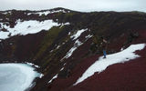 Icelandic pop star Bjork once performed on a raft in the middle of the Kerid crater, a highlight along the Golden Circle tour route.