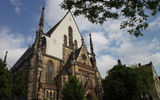 Leipzig's St. Thomas Church where Bach was the choirmaster from 1723 to 1750. The choir is 800 years old this year.