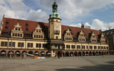 The 16th century Old Town Hall in Leipzig, on the Market Square.