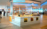 The Lido Restaurant on the Celebrity Eclipse features several food stations.
