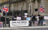 The area around Parliament is a hotbed of political activism and demonstration.