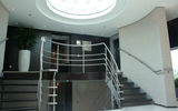 The lobby and grand staircase