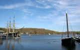 The Conrad docked at Mystic Seaport.