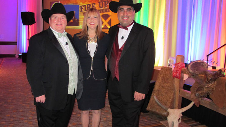 Nearly 250 agents attended host agency Nexion's CoNexion 2012 conference, attending workshops, general sessions and networking. The conference took place Oct. 4 to 6 in Dallas. Pictured here, Dwayne Wilson, Nexion's vice president of operations and technology; Vicki Freed, senior vice president of sales, Royal Caribbean International; and Robbi Hamida, Nexion's vice president of air and corporate programs. Photos by Kate Rice.
