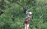 Ziplining on Mombacho volcano.