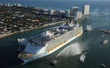 The ship makes its debut in Fort Lauderdale.