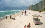 In Panama City Beach, Fla. , beaches remain oil-free, but misperceptions have nonetheless harmed tourism.