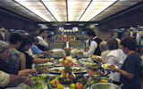 Buffets on the Sapphire include salads and local Greek specialties.