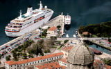 Peter Deilmann's MV Deutschland at Kotor, Montenegro.