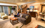One of the Queen Mary 2’s two duplex suites.