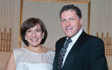 Tauck President Jennifer Tombaugh and Travel Weekly Editor in Chief Arnie Weissmann.