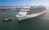 The $735 million Royal Princess arrived in Southampton June 7 for the festivities.