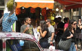 Tel Aviv's Sheinken Street, its hippest, trendiest thoroughfare, is packed with young people on Fridays, start of the Israeli weekend.