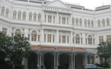 The Raffles Hotel, one of Singapore's most famous properties and home to the Long Bar, where the Singapore Sling was invented. TW photo by Jeri Clausing