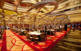The casino at the Marina Bay Sands, one of two casinos in Singapore.
