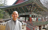 Bupjang Seunim, one of the seunim, or Buddhist monks, at Woljeongsa Temple in South Korea’s Odaesan National Park.