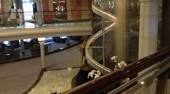 The Crystal Symphony made its first call of 2013 in New York City on May 24, showcasing many of the renovations from its last dry-dock in June 2012. Pictured is the Symphony's Atrium, where guests arrived before the ship's scheduled debarkation to Reykjavik, Iceland, the following day. The June 2012 refurbishment cost $15 million and enhanced the ship’s lounges, theater and activities areas for children. Photos by Emma Weissmann