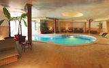 The spa pool at the Art House.