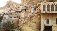 The village of Maloula, where Aramaic is still spoken.