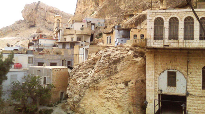 The village of Maloula, where Aramaic is still spoken.