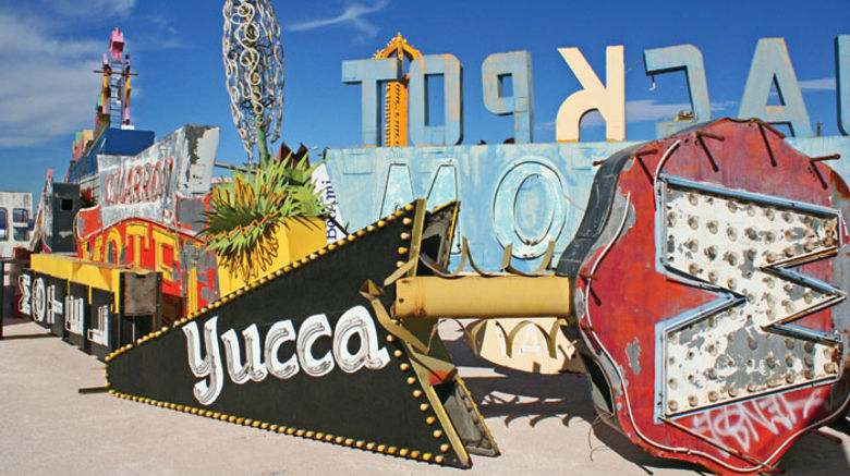 For the first time, visitors to Las Vegas can take guided tours at the Neon Museum, which recently opened a new visitors center and began offering tours of its Neon Boneyard, a two-acre outdoor space home to more than 150 signs dating from the 1930s through today. Prior to October, guests could only tour the Boneyard by making reservations in advance. Photos courtesy of the Neon Museum; posted Feb. 20, 2013