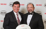 Quintana Roo's Juan Carlos Gonzalez and Riviera Maya's Dario Flota accepted the Destination: Mexico award.