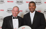 Sandals Resorts International's Warren Cohen, left, and Dwight Johnson accepted two hotel category awards.