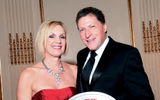 Cynthia Perry of Marriott International with Travel Weekly's Arnie Weissmann.