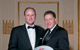 Matthew Mullen of AMResorts with Travel Weekly's Arnie Weissmann.