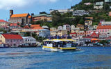 The harbor of Grenada's capital of St. George's is one of the most picturesque in the Caribbean.