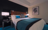 Radisson Hotels will be updated and upgraded in North America. One of five new design concepts for the rooms is what's called "New York mansion house": Radisson said it included "sophisticated strong lines, deep timber finishes, flashes of chrome and stunning turquoise."