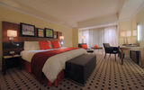 One of five new design themes for refurbished Radisson hotels. This one is called "urban;" according to Radisson it consists of "design classics, modern lines, solid splashes of color and subtle tones."