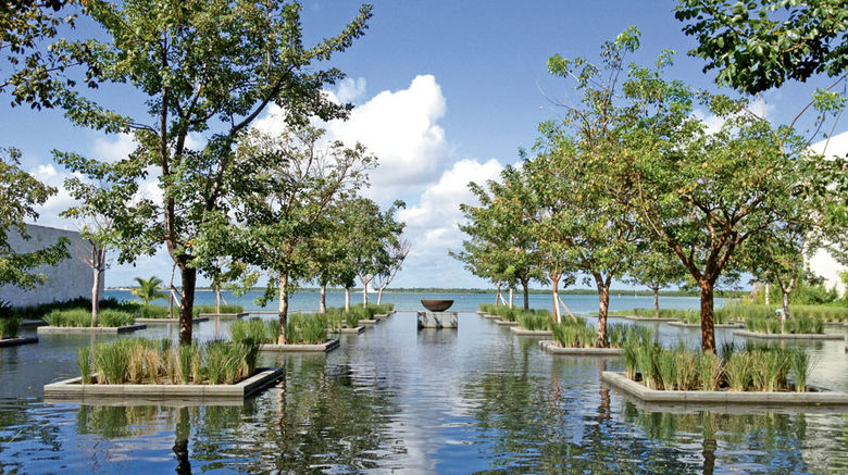 The year-old-old Nizuc Resort & Spa in Punta Nizuc, Mexico, is the flagship property of the Nizuc luxury brand, part of Mexico City-based Las Brisas Hotel Collection's portfolio of seven resorts. Design, decor, accessories and furnishings were choreographed by Guadalajaran architect and interior design Alejandro Escudero. Photos by Gay Nagle Myers